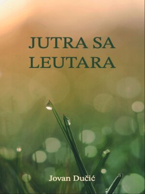 cover image of Jutra sa Leutara